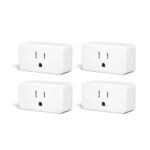 THIRDREALITY ZigBee Smart Plug 4 Pack with Real-time Energy Monitoring,15A Outlet, Zigbee Repeater,ETL Certified,ZigBee Hub Required,Work with Home Assistant,Compatible Echo Devices and SmartThings