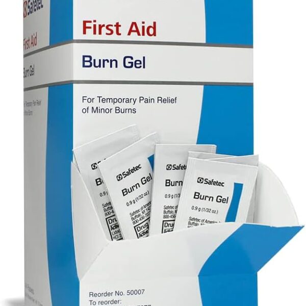 Safetec Burn Gel 0.9 gram 144 count box