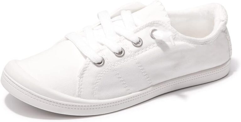 Women's Slip On Canvas Sneaker Low Top Casual Walking Shoes Classic Comfort Flat Fashion Sneakers