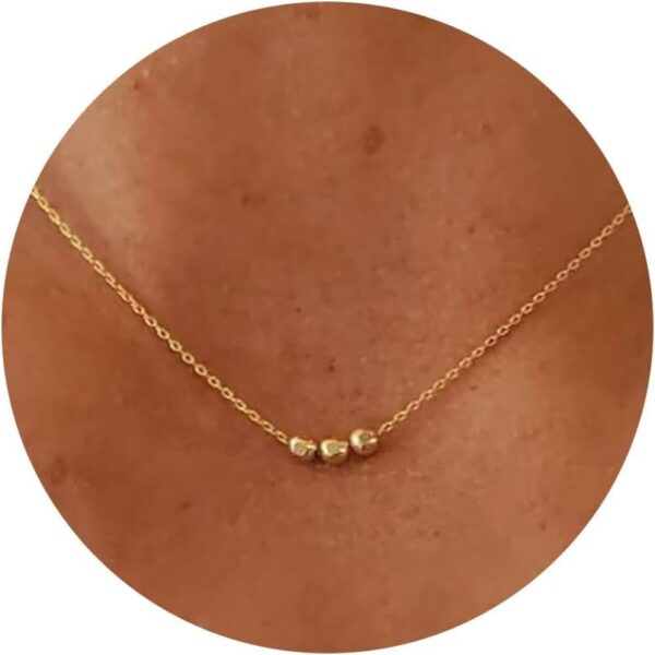 14K Gold Plated Dainty Pendant Butterfly Bead Boot Bee Baseball Flower Compass Airplane Heart Hummingbird Tree Necklace Simple Jewelry Gift for Women