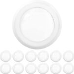 Sunco 12 Pack 5/6 Inch LED Disk Lights, Disc Lights Ceiling, LED Flush Mount Recessed Can Lighting, 1050 LM, 3000K Warm White, Dimmable, 15W=75W, Damp Rated ETL.