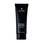 Lumin Charcoal Face Wash for Men  Daily Detox Cleanser, Hydrating Face Wash, Gently Removes Dirt & Oil, Unclogs Pores, Exfoliates, Refreshing Skincare for All Skin Types, 3.4oz