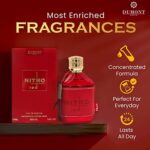 Dumont Nitro Red 3.4 Fl Oz Eau De Parfum for Men Rich Fruity Woody Floral Fragrance Luxurious Long Lasting Scent