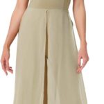 Allegra K Jumpsuit for Women Chiffon Sleeveless Halter Neck Wide Leg 2026 Dressy Casual Jumpsuits