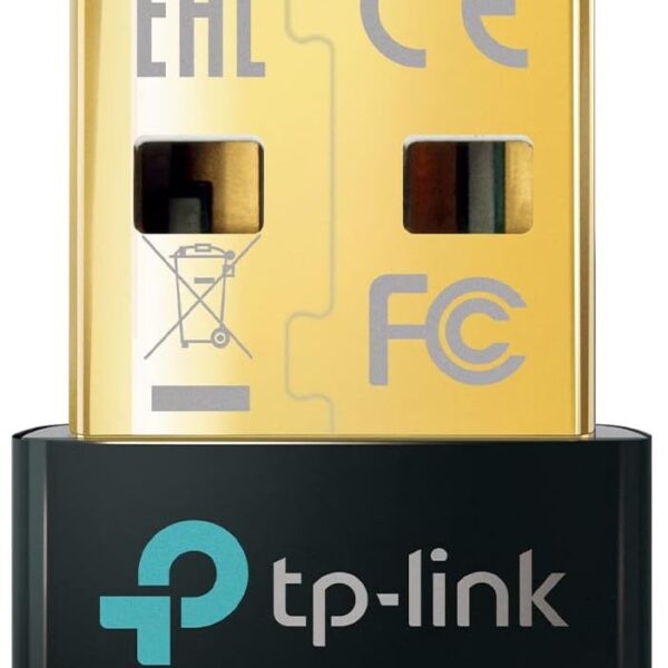 TP-Link USB Bluetooth Adapter for PC - Bluetooth 5.4 Dongle Receiver, Plug and Play, Nano Design, EDR & BLE, Supports Windows 11/10/8.1/7 for Desktop, Laptop, Keyboard, Mouse, etc (UB500)