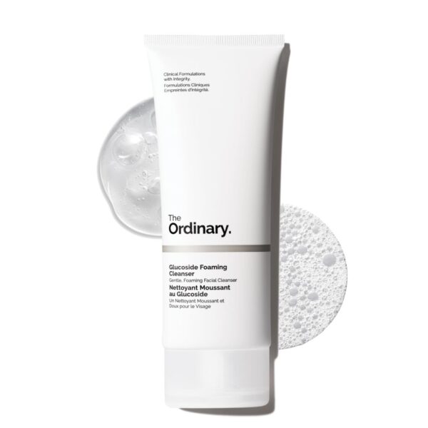 The Ordinary Glucoside Foaming Cleanser, Gentle Foaming Face Wash for All Skin Types Including Sensitive Skin, 5.1 Fl Oz