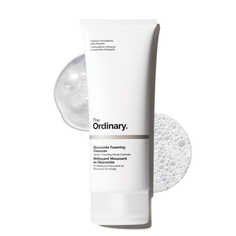 The Ordinary Glucoside Foaming Cleanser, Gentle Foaming Face Wash for All Skin Types Including Sensitive Skin, 5.1 Fl Oz