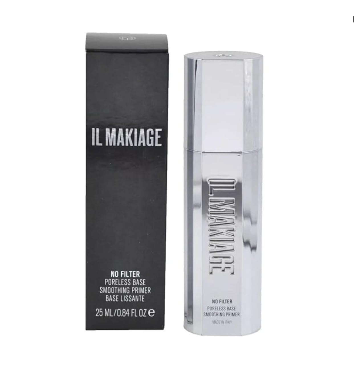 Il Makiage No Filter Poreless Base Smoothing Primer - 30ml / 1.0 fl oz Perfecting Primer for Pores, Flawless Finish, Long-Lasting Makeup Base, White Il Makiage No Filter Poreless Base Smoothing Primer - 30ml / 1.0 fl oz Perfecting Primer for Pores, Flawless Finish, Long-Lasting Makeup Base, White