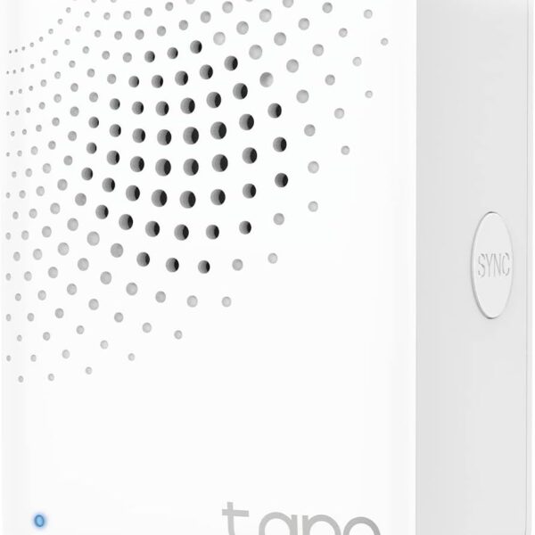 Tapo Smart Hub with Built-in Chime, REQUIRES 2.4GHz Wi-Fi, Reliable Long-Range Connections with Tapo Sensors, Sub-1G Low-Power Wireless protocol, Connect up to 64 smart devices (H100)