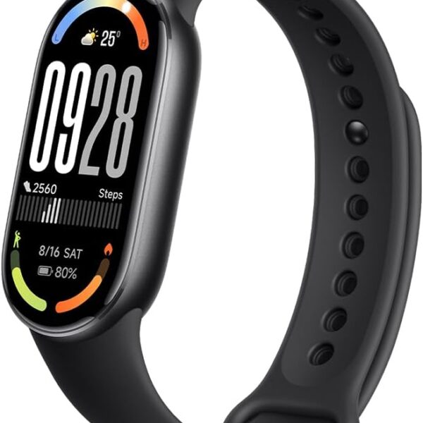 XIAOMI Mi Smart Band 10 (2025) Global Version - 1.72" AMOLED Display | 21 Days Battery Life | Touchscreen, Multi-Sport Tracker, Activity Tracker, Heart Rate Monitor | BT5.4 - (Midnight Black)