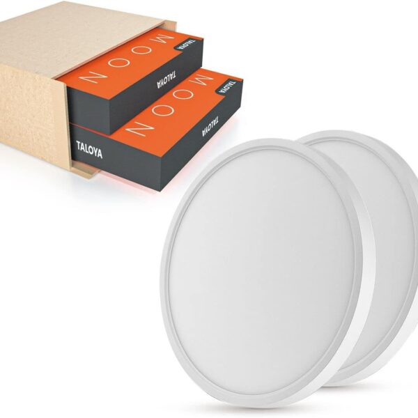 TALOYA 2 Pack 12 Inch LED Flush Mount Ceiling Light Fixture for Living Room Basement Closet Hallway Laundry Room Porch,20W Equivs to 200W 3000k/3500K/4000k/5000K/6500k