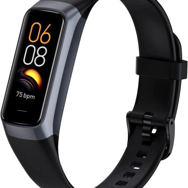 Fitness Tracker,Step Tracker,Activity Trackers with 24/7 Heart Rate,Blood Oxygen Blood Pressure Sleep Monitor,5 ATM Waterproof,Step Calorie Counter Pedometer Health Smart Watch for Women Men