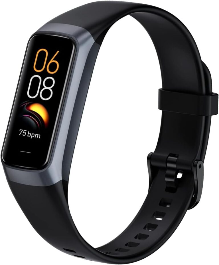 Fitness Tracker,Step Tracker,Activity Trackers with 24/7 Heart Rate,Blood Oxygen Blood Pressure Sleep Monitor,5 ATM Waterproof,Step Calorie Counter Pedometer Health Smart Watch for Women Men
