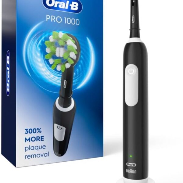 Oral-B Pro 1000 Rechargeable Electric Toothbrush, Black