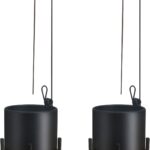 2 Pack Incense Burner, Anti-Ash Flying Metal Incense HolderIncense Holder for Stickswith Iron Catcher and Stabilizing Base Four-Legged Base,Perfect for Meditation Yoga, Home Decor
