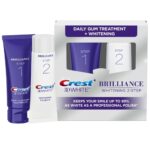 Crest 3D White Brilliance 2 Step Kit, Crest 3D White Toothpaste, Deep Clean Toothpaste (4oz) + Teeth Whitening Gel (2.3oz)