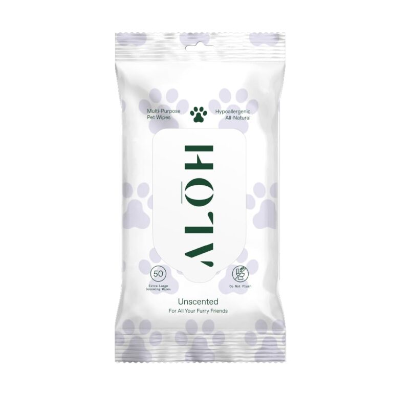 ALH Hypoallergenic | All-Natural | Multi-Purpose Pet Wipes, Unscented 50ct Wipes