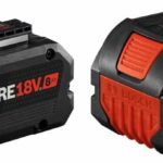 Bosch GBA18V80-2PK 18V CORE18V Lithium-Ion 8 Ah High Power Battery, 2-Pack