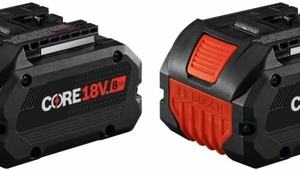 Bosch GBA18V80-2PK 18V CORE18V Lithium-Ion 8 Ah High Power Battery, 2-Pack