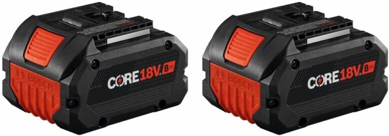 Bosch GBA18V80-2PK 18V CORE18V Lithium-Ion 8 Ah High Power Battery, 2-Pack
