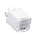 Anker Nano USB C Charger Block, 30W PIQ 3.0 Foldable iPhone Charger Fast Charging for iPhone 17/16 Series, Galaxy, iPad, Compatible with MagSafe