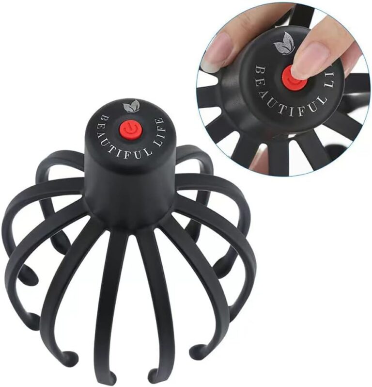 Electric Scalp Massager with 3 Modes, 360 Degree Head Massager, Cordless Portable Head Scratcher for Stress Relax