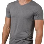 32 Degrees Men's Cool Classic Vneck T-Shirt | Anti-Odor | 4-Way Stretch | Moisture Wicking