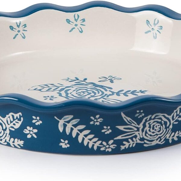 Wisenvoy Pie Pan Ceramic Pie Dish Pie Plate Deep Dish Pie Pan Non-Stick Pie Pans for Baking Pie Pans Pie Dishes