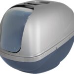 Petmate Basic Hooded Cat Litter Pan, Made in USA, 18.8"L x 15.2"W x 14"H