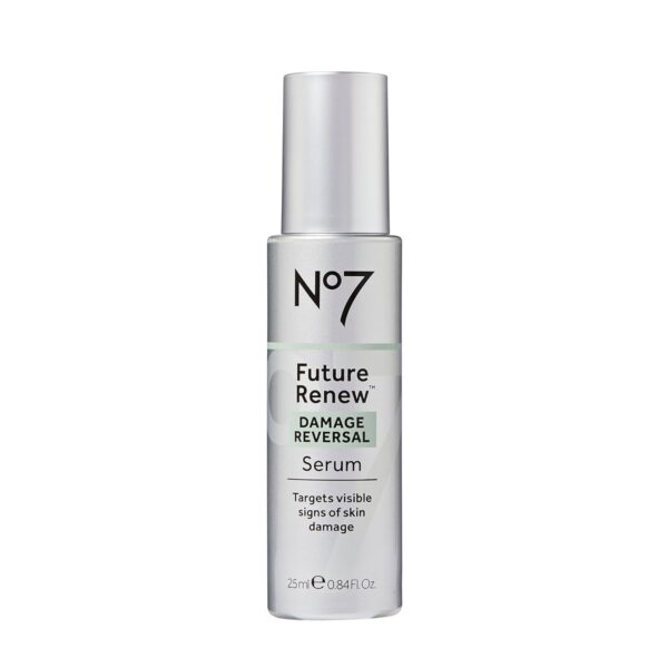 No7 Future Renew Damage Reversal Anti Aging Serum for Face - Face Serum for Women with Peptides to Support Skin Repair - Helps Reduce Fine Lines, Wrinkles, Dryness & Uneven Tone (0.84 Fl oz)