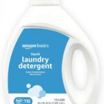 Amazon Basics Concentrated Liquid Laundry Detergent, Clean Linen Scent, HE Compatible, 110 Loads, 82.5 Fl Oz (Previously Solimo)