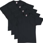 Hanes Men's Short Sleeve T-Shirt Pack, Big & Tall, Crewneck Cotton T-Shirts for Men, Value Packs