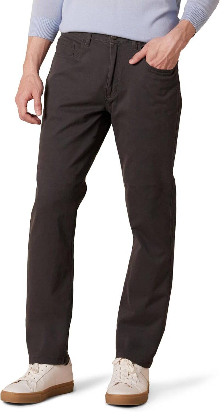 Amazon Essentials Men's Skinny-Fit 5-Pocket Stretch Twill Chino Pants (Previously Goodthreads)