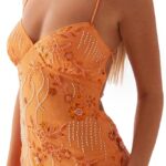 calbatic Women Sequin Sparkly Rhinestone Mini Dress Sleeveless Backless Deep V Neck Glitter Short Cami Dress Party Clubwear