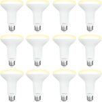 12 Pack BR30 LED Recessed Light Bulb, Dimmable Indoor Flood Light Bulbs CRI80 7W Equivalent 65W 2700K Soft White 650 Lumens, 15000 Lifetime Hours E26 Base LED Can Light Bulb, Flicker-Free