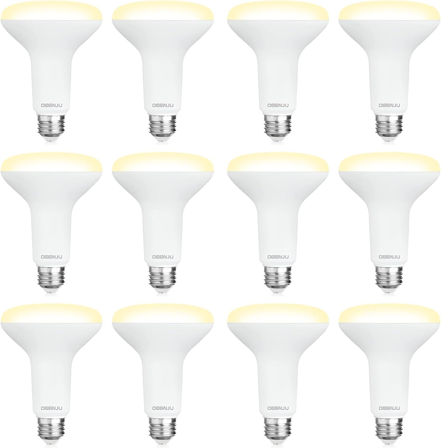 12 Pack BR30 LED Recessed Light Bulb, Dimmable Indoor Flood Light Bulbs CRI80 7W Equivalent 65W 2700K Soft White 650 Lumens, 15000 Lifetime Hours E26 Base LED Can Light Bulb, Flicker-Free 12 Pack BR30 LED Recessed Light Bulb, Dimmable Indoor Flood Light Bulbs CRI80 7W Equivalent 65W 2700K Soft White 650 Lumens, 15000 Lifetime Hours E26 Base LED Can Light Bulb, Flicker-Free