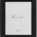 8x10 Weathered Black Wood Picture Frame