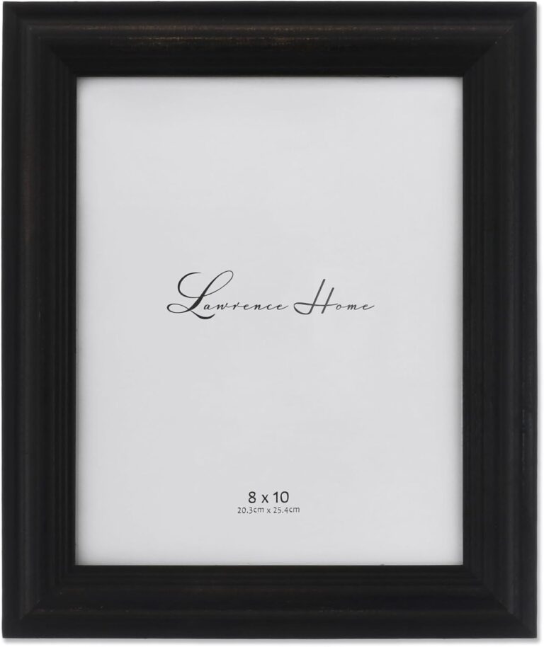8x10 Weathered Black Wood Picture Frame