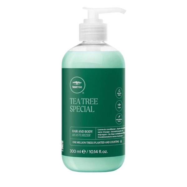 Tea Tree Hair and Body Moisturizer Leave-In Conditioner, Body Lotion, After-Shave Cream, For All Hair + Skin Types