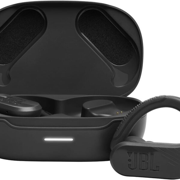 JBL Endurance Peak 3 - Dust and Water Proof (IP68) True Wireless Active Earbuds, JBL Pure Bass Sound, Up to 50 Total Hours of Playback with Speed Charge, Ambient Aware & Talk Thru (Black)