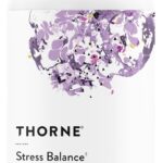 THORNE - Stress Balance - Adrenal Support Supplement with B Vitamins, Vitamin C, Ashwagandha, Ginseng & Zinc* - Third-Party Certified - Gluten, Dairy & Soy-Free - 60 Capsules