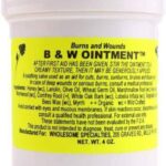 B&W Ointment - Burn and Wound Ointment - Amish Made Burn Salve - 100% Natural - 4oz