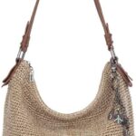 The Sak Sequoia Hobo Bag - Hand Crochet Large Women's Purse for Everyday & Travel - Durable Handbag & Tote With Zipper Pocket