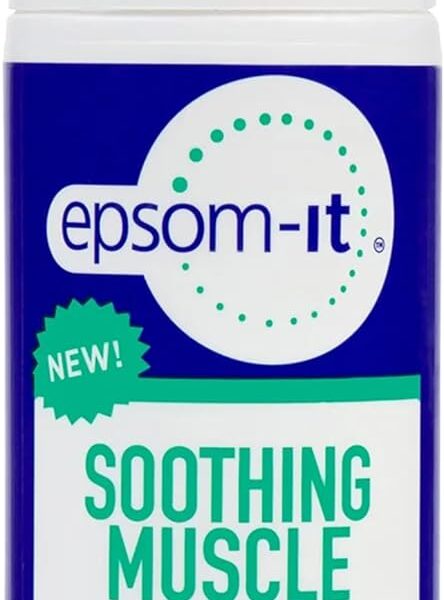Epsom-It Soothing Muscle Lotion - Roll On Epsom Salt Lotion with Arnica for Muscle Stiffness, Leg, Knees and Feet Discomfort, Topical Magnesium Cream, 3oz