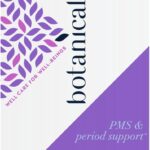 Pamprin Botanicals Supplement for PMS & Period Support, with Ashwagandha, Magnesium, Turmeric, Vitamin B6, Chasteberry, 22 Count