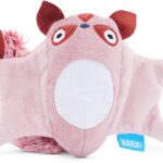 Barkbox Sheila Sugar Glidah Plush Toy for X-Small Dogs  2-in-1 Squeaky & Crazy Crinkle Fun  Perfect for Fetch, Tug, and Interactive Playtime