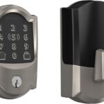 Schlage Encode Plus Smart Wi-Fi Lock for Front Door, Keyless Entry Deadbolt, Unlock with Apple Watch, Built-in WiFi and App Control, Easy Install, Alexa & Apple HomeKit Compatible, Satin Nickel