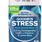 OLLY Ultra Strength Goodbye Stress Softgels, GABA, Ashwagandha, L-Theanine and Lemon Balm, Stress Relief Supplement - 60 Count