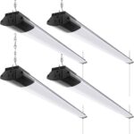 Barrina BS84 LED Shop Lights for Workshop 4FT, 84W, 10000LM, 5000K Linkable Light Fixture for Garage, Basement, Hanging or Flush Mount, ETL, 4 Packs