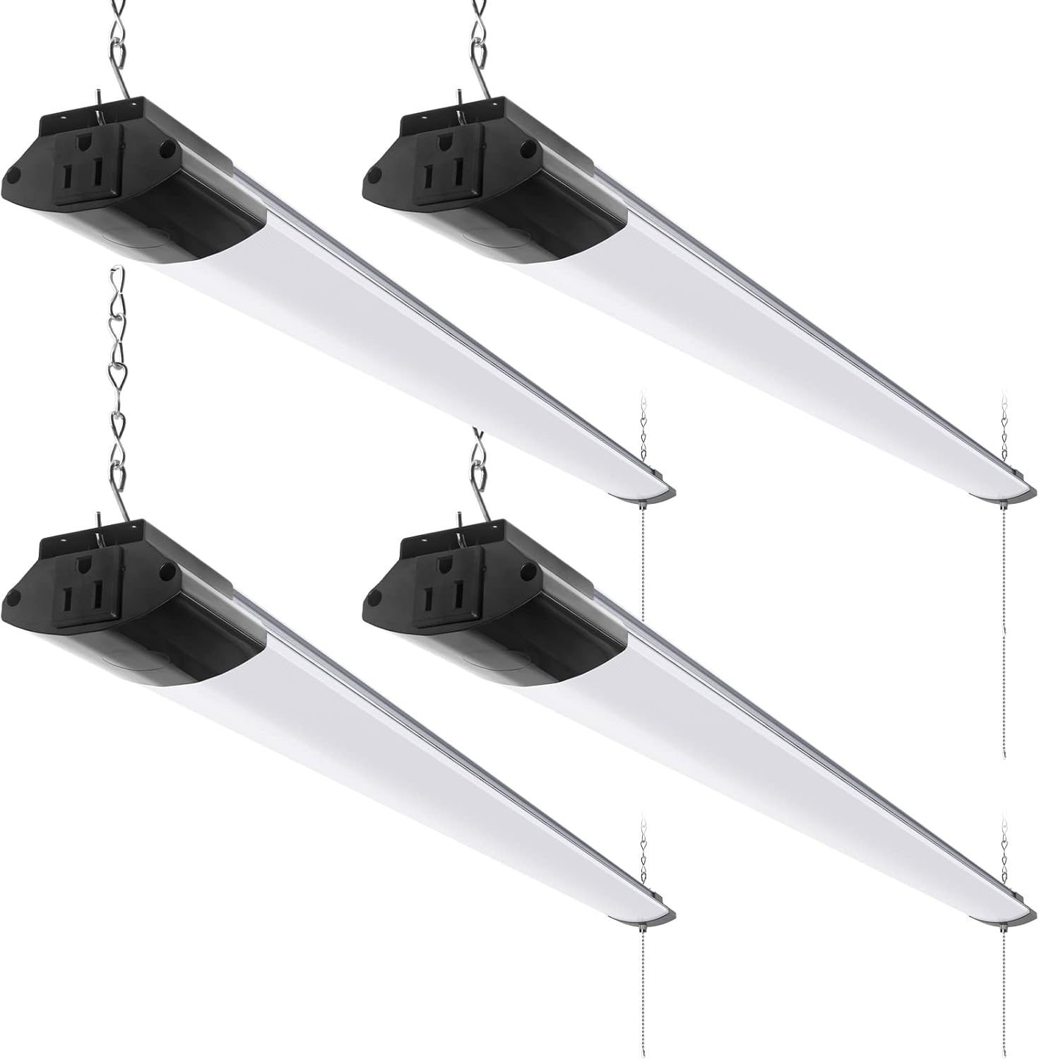 Barrina BS84 LED Shop Lights for Workshop 4FT, 84W, 10000LM, 5000K Linkable Light Fixture for Garage, Basement, Hanging or Flush Mount, ETL, 4 Packs Barrina BS84 LED Shop Lights for Workshop 4FT, 84W, 10000LM, 5000K Linkable Light Fixture for Garage, Basement, Hanging or Flush Mount, ETL, 4 Packs
